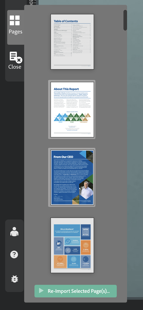 How to replace a page in PDF